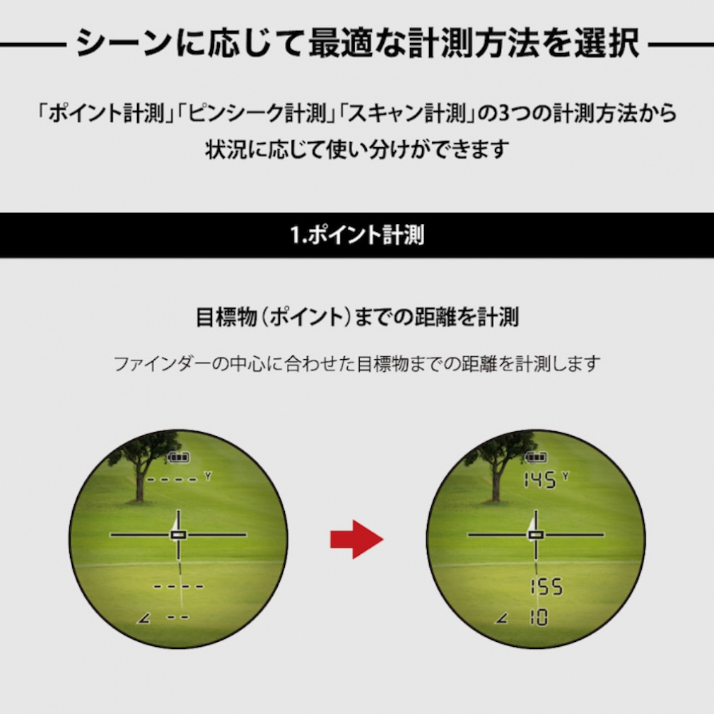 ショットナビ レーザースナイパーレイズ ブラック 0805501303