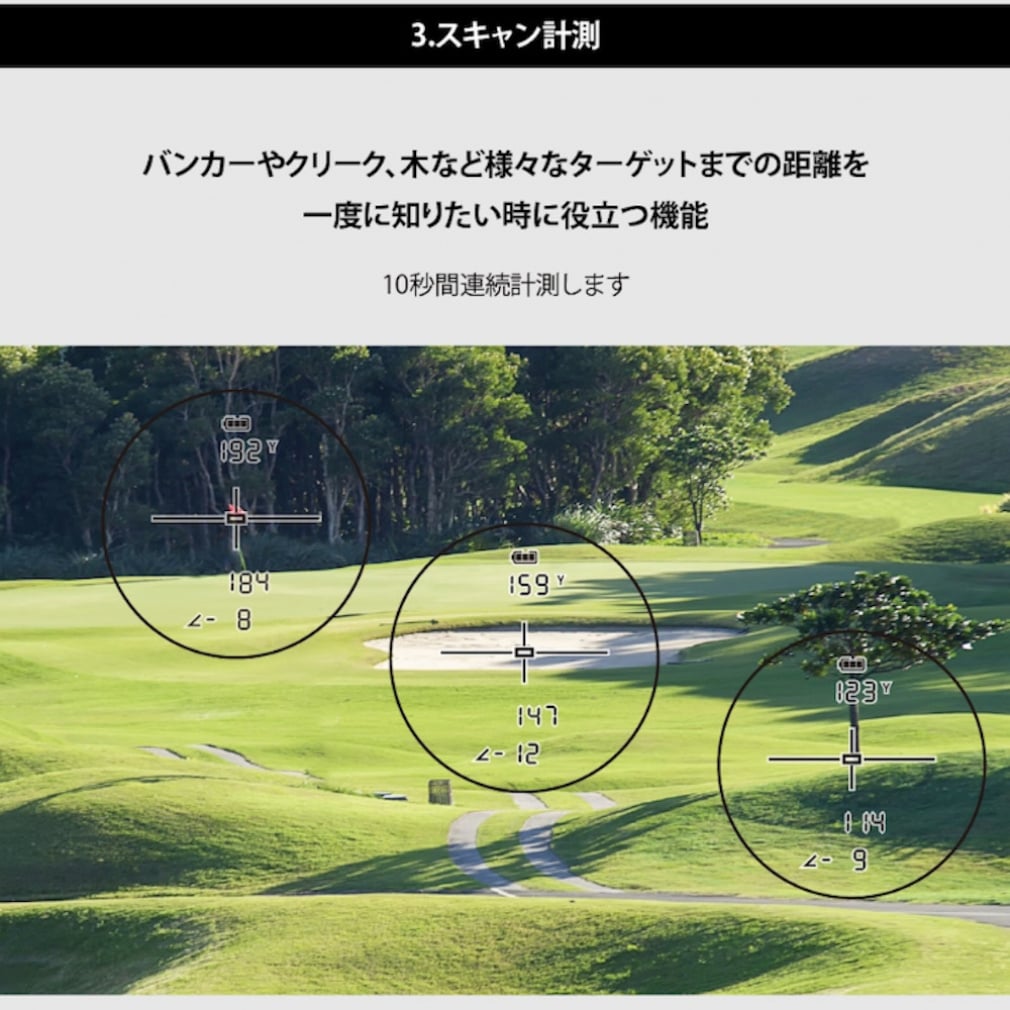 レーザー距離計 ショットナビ レーザースナイパーレイズ ブラック