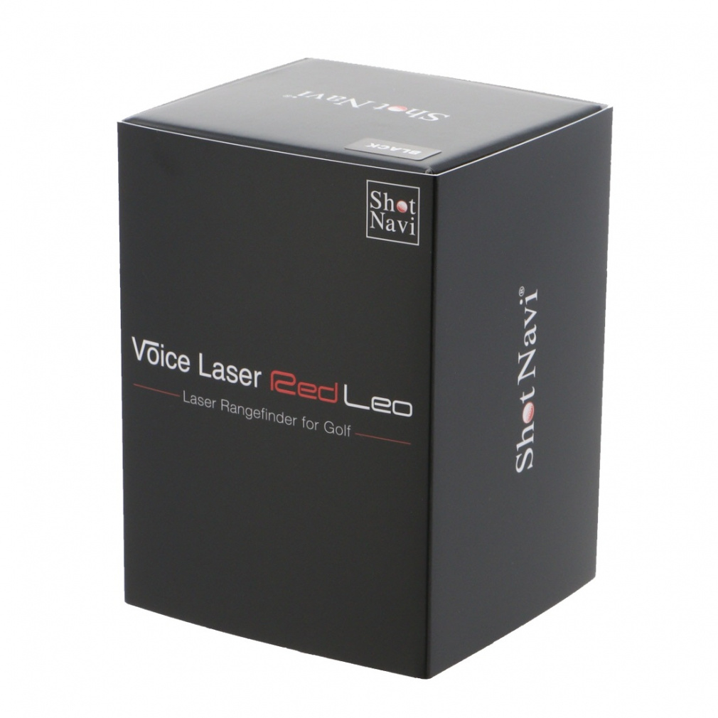レーザー距離計 ショットナビ Voice Laser Red Leo BK ボイスレーザー