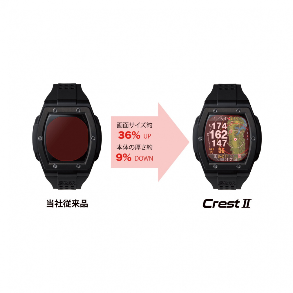 【美品】ShotNavi（ショットナビ） Crest ホワイト Shot Navi Crest II（ショットナビ クレスト II）＜カラー：ホワイト