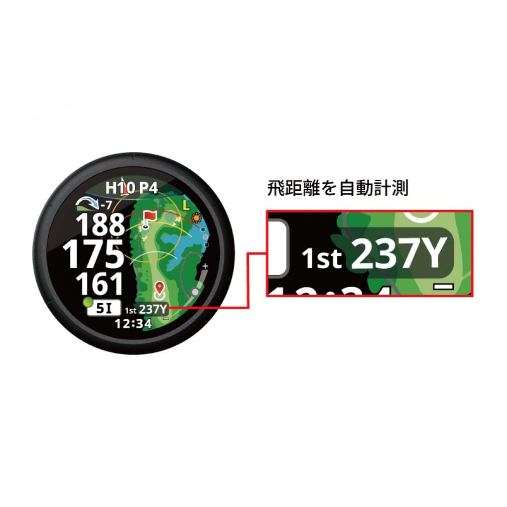 距離計】 ショットナビ VELLIX V14 ゴルフ 距離測定器 距離計 時計