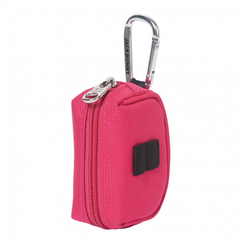 JACKBUNNY ピンクポーチとボール入れ ジャック バニー 【定番】ボールケース (2624984711) ゴルフ ラウンド