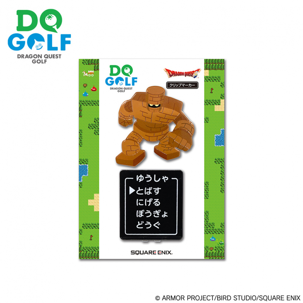 ドラゴンクエスト ゴルフ クリップマーカー ゴーレム ゴルフ マーカー