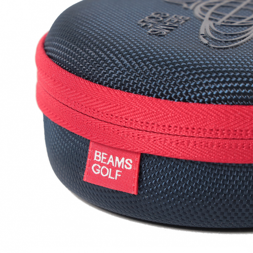 美品BEAMS GOLF ラウンドポーチ ビームスゴルフ サークルポーチ (81650006) ゴルフ ラウンドポーチ