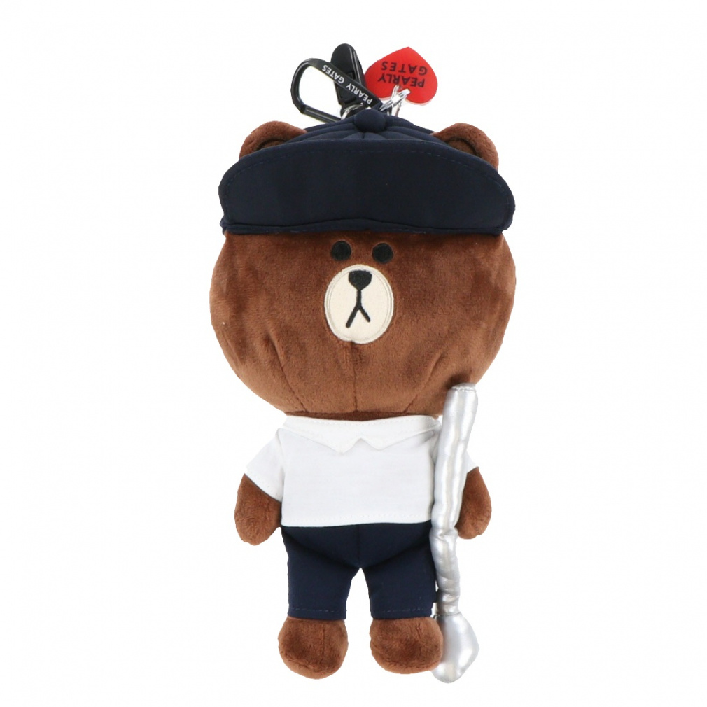 パーリーゲイツ★ぬいぐるみ★ボールケース パーリーゲイツ LINE FRIENDS ぬいぐるみボールポーチ (0532184322