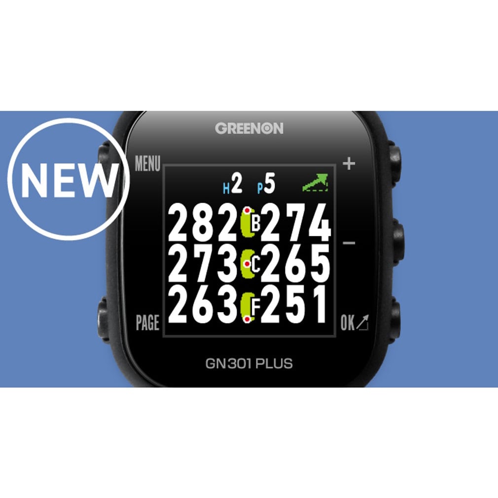 グリーンオン THE GOLF WATCH NORM GN301 PLUS ゴルフ 距離測定器 距離