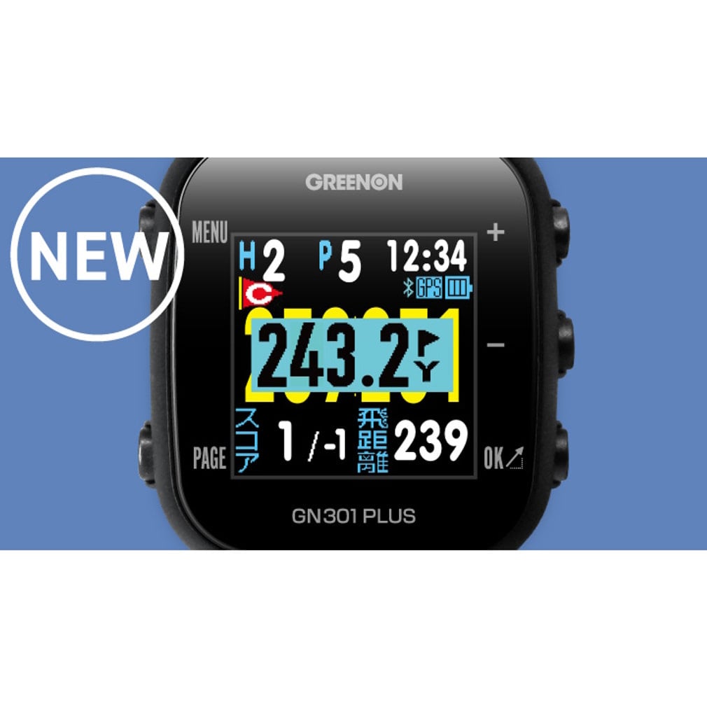 グリーンオン THE GOLF WATCH NORM GN301 PLUS ゴルフ 距離測定器 距離
