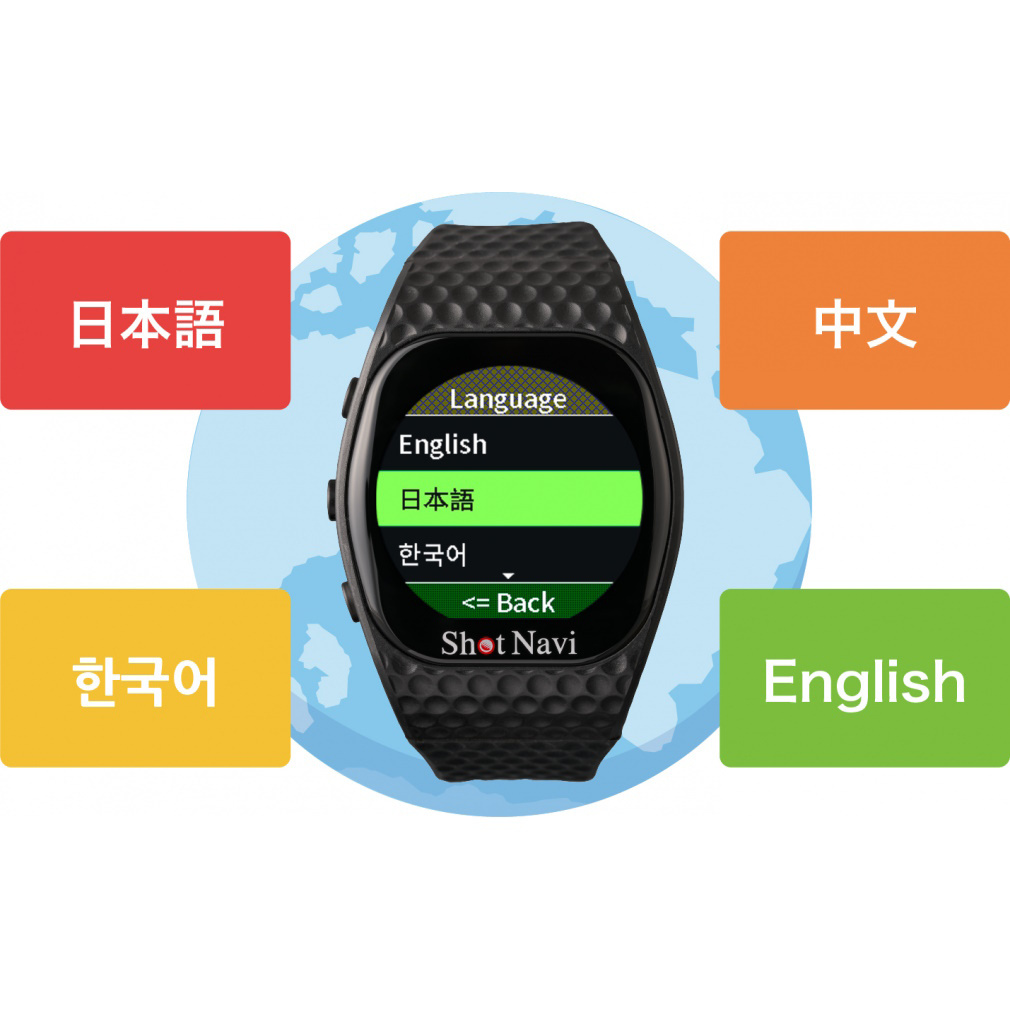距離計 ショットナビ インフィニティタッチ ブラック INFINITY Touch