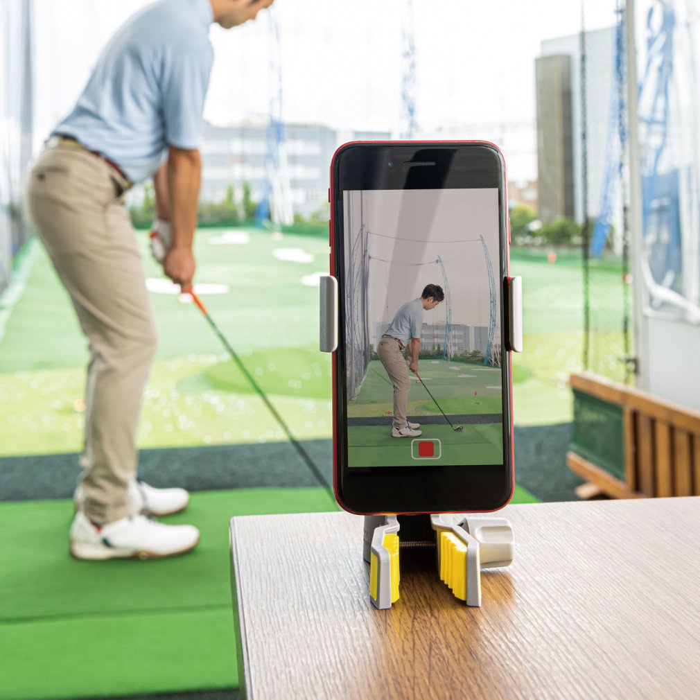 ダイヤゴルフ スマホザウルス2 (AS-4001) 置く・挟むを 1 台で可能に