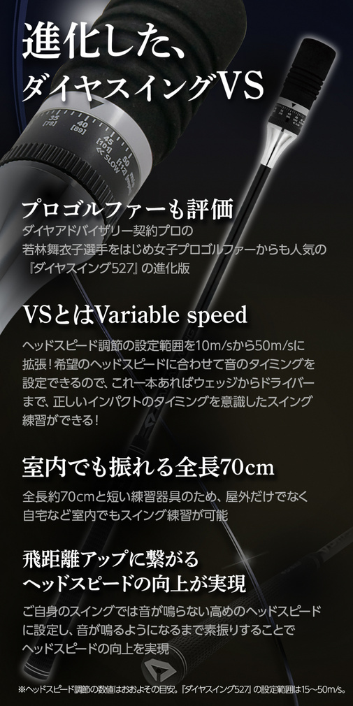 ダイヤゴルフ ダイヤスイングVS (TR-5008) ゴルフ スイング練習器具