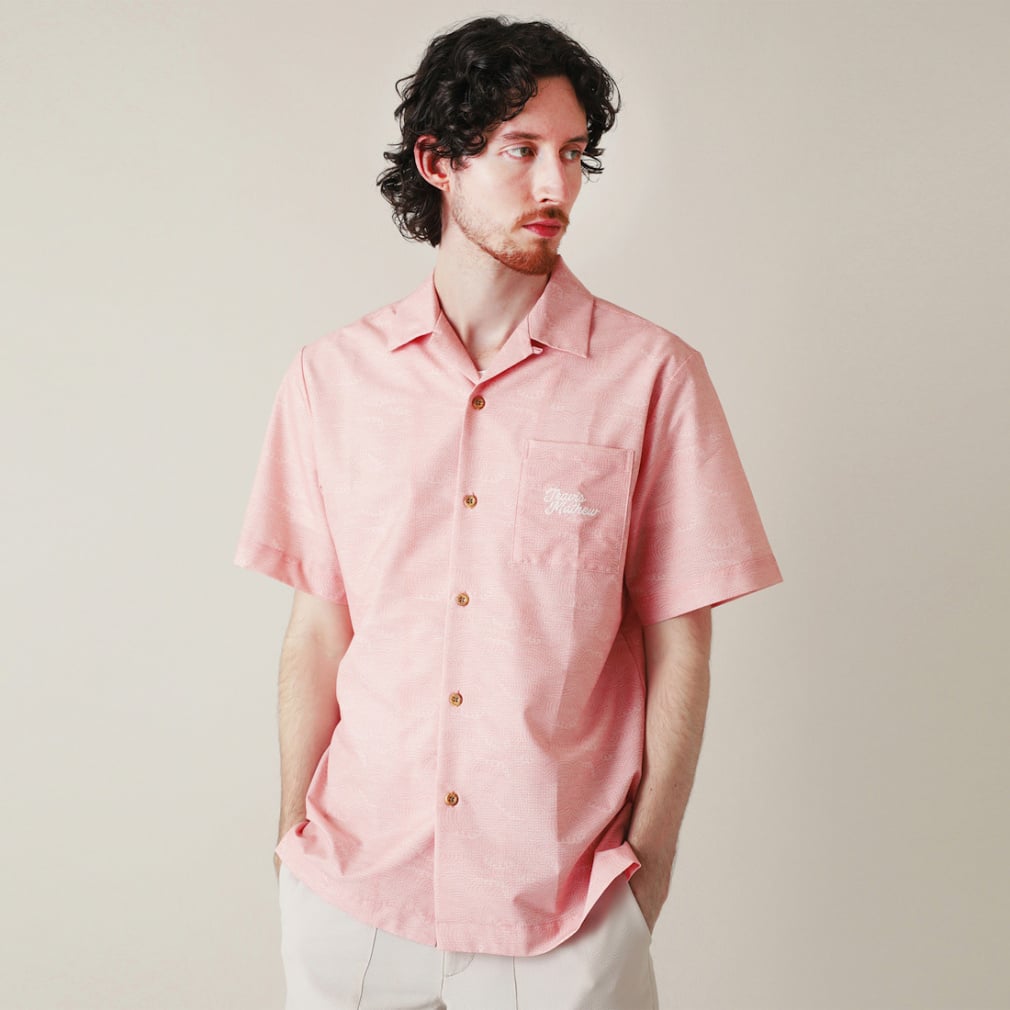 Travis Mathew トラヴィス マシュー 半袖 シャツ アクシャイ トラヴィスマシュー ゴルフウェア 半袖シャツ 春 夏 S/S Patterned