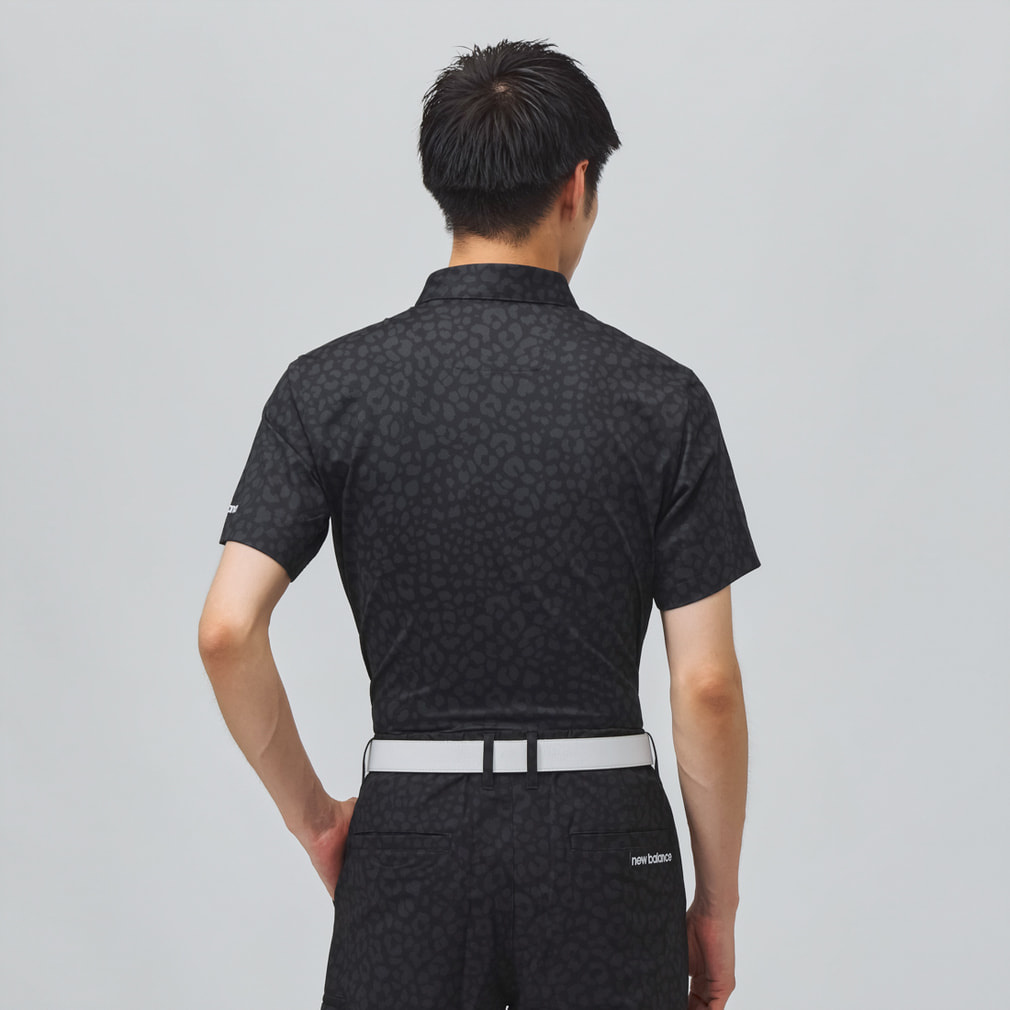 ニューバランス ゴルフウェア 半袖シャツ 秋 冬 S/SLEEVE COLLAR SHIRT
