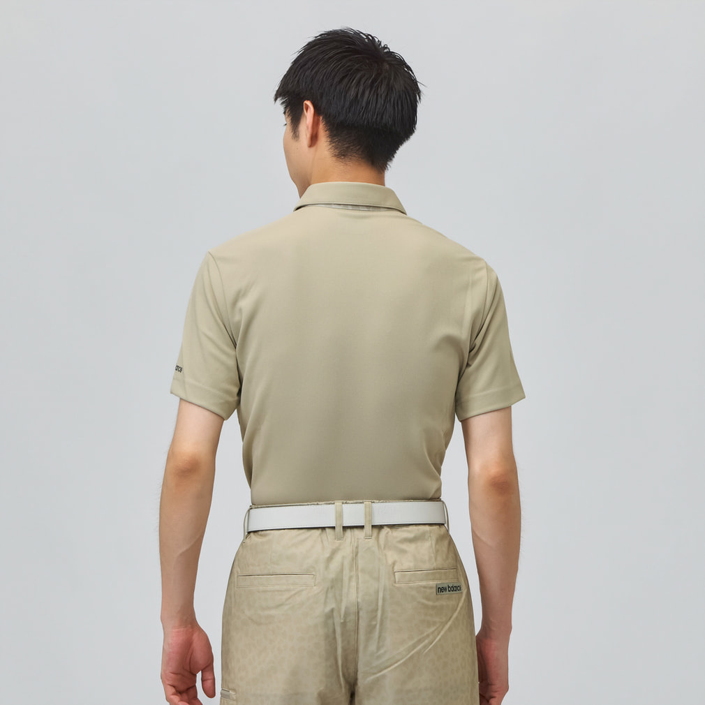 ニューバランス ゴルフウェア 半袖シャツ 秋 冬 S/SLEEVE COLLAR SHIRT