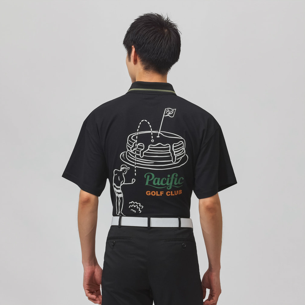 パシフィックゴルフクラブ ゴルフウェア 半袖シャツ 秋 冬 GOLF AND
