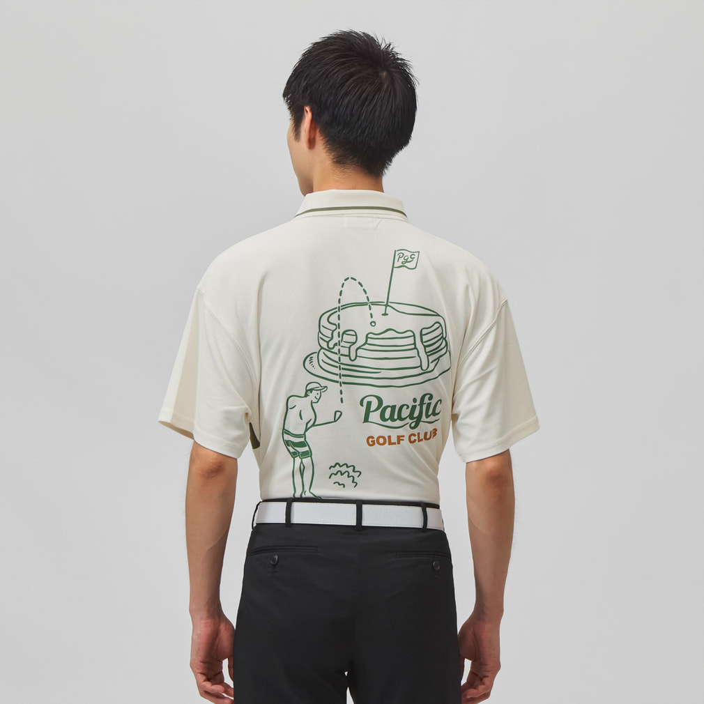 パシフィックゴルフクラブ ゴルフウェア 半袖シャツ 秋 冬 GOLF AND