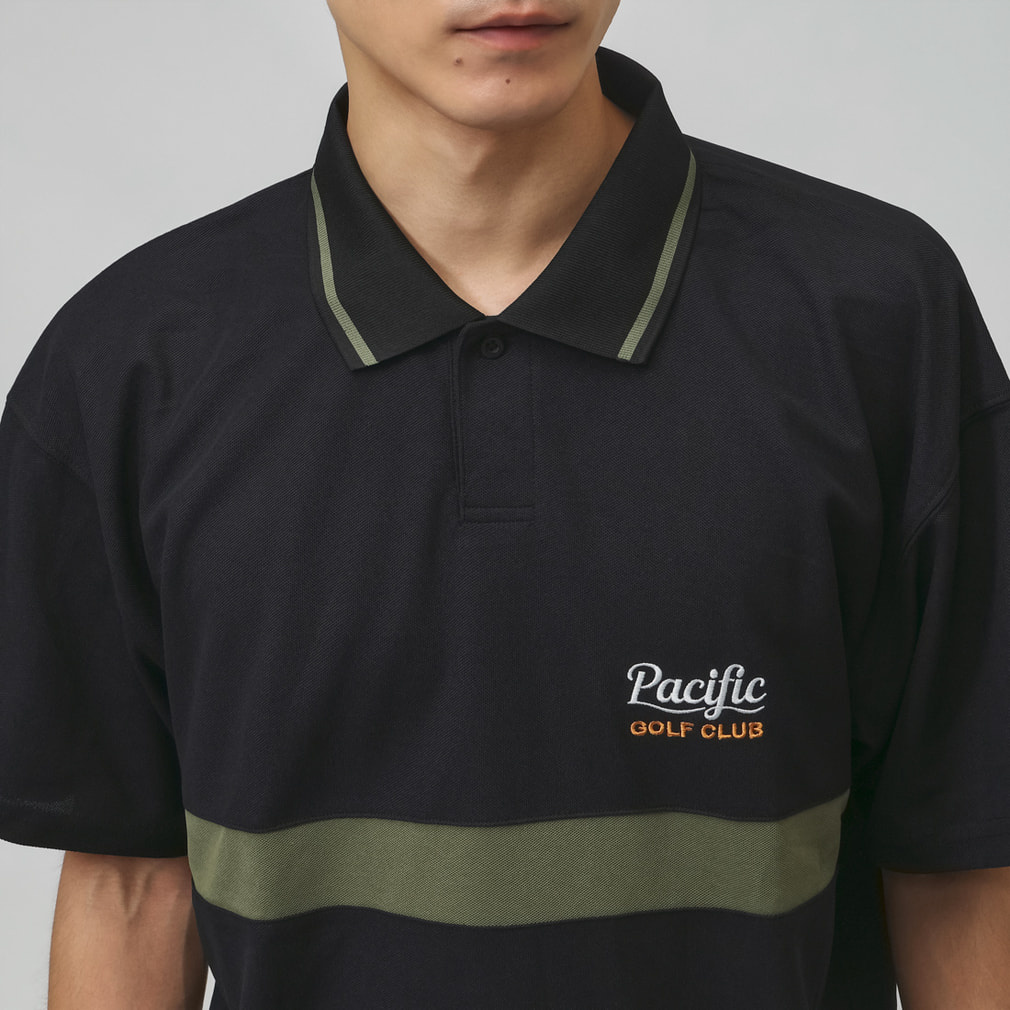 パシフィックゴルフクラブ ゴルフウェア 半袖シャツ 秋 冬 GOLF AND