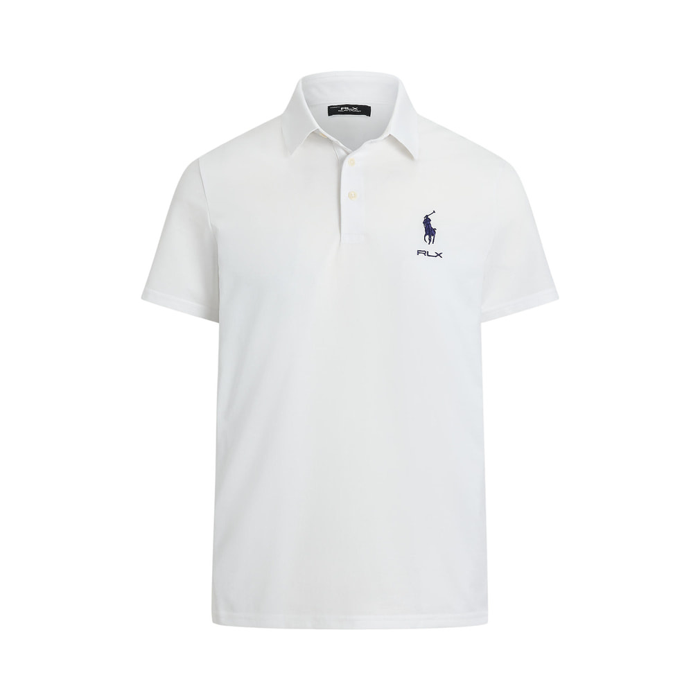 RLX Ralph Lauren ゴルフ 半袖ポロシャツ ホワイト US/XS ラルフローレン ゴルフウェア 半袖シャツ 秋 冬 テーラード フィット
