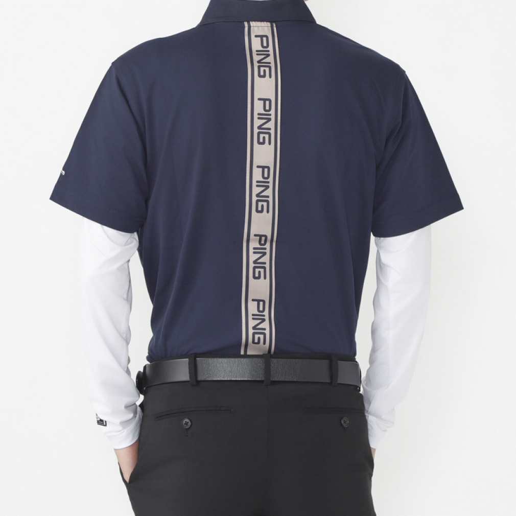 PING TECH WEAR ADDON LL ブラック ゴルフウェアメンズ PING ピン パフォーマンスライン 2WAY スニードジャック プル