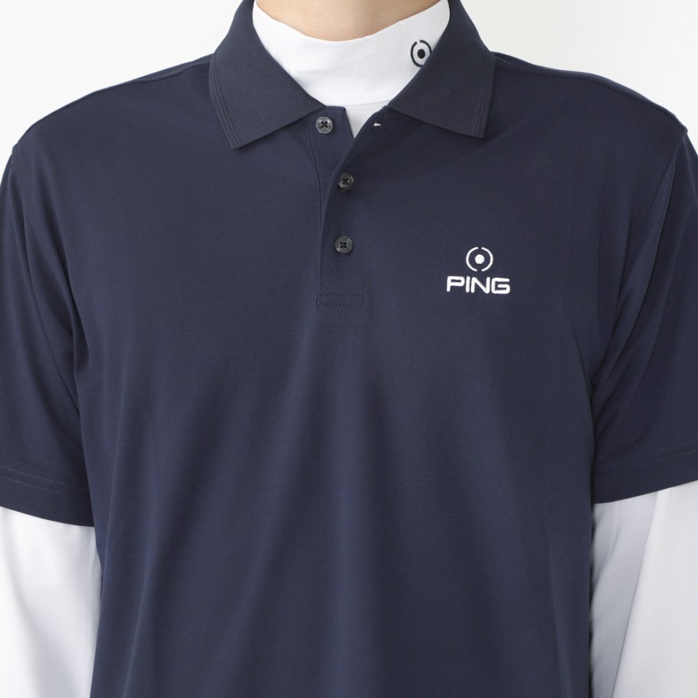 ピン ゴルフウェア セットシャツ 秋 冬 24FW レイヤードツインセット