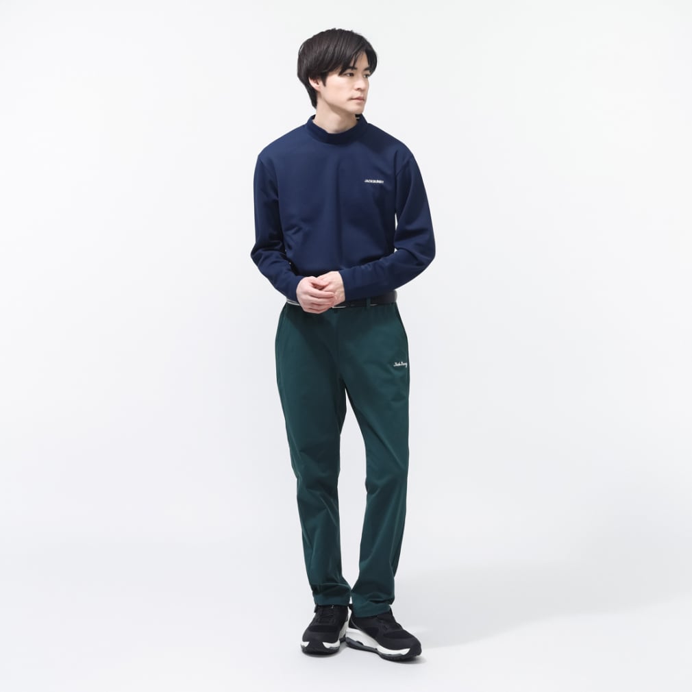 ジャック バニー ゴルフウェア 長袖シャツ 春 夏 Octa ダブルカノコ