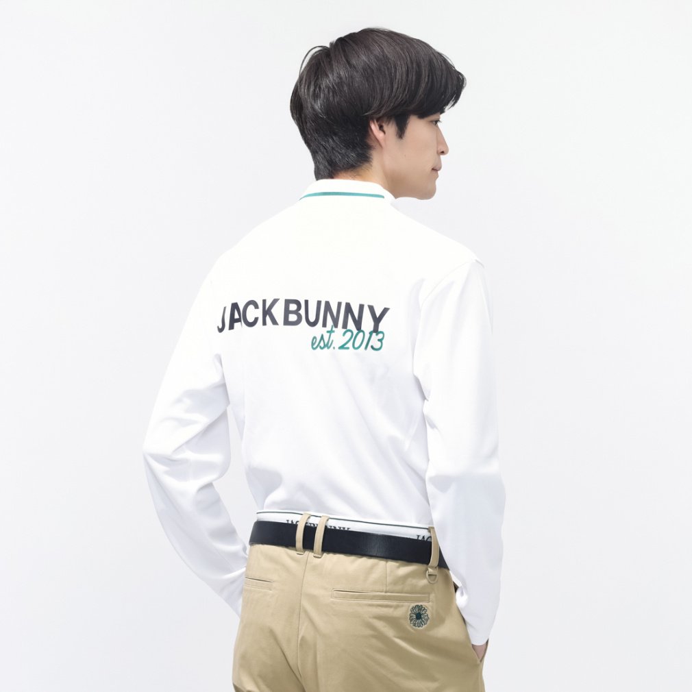 ジャック バニー ゴルフウェア 長袖シャツ 春 夏 Octa ダブルカノコ