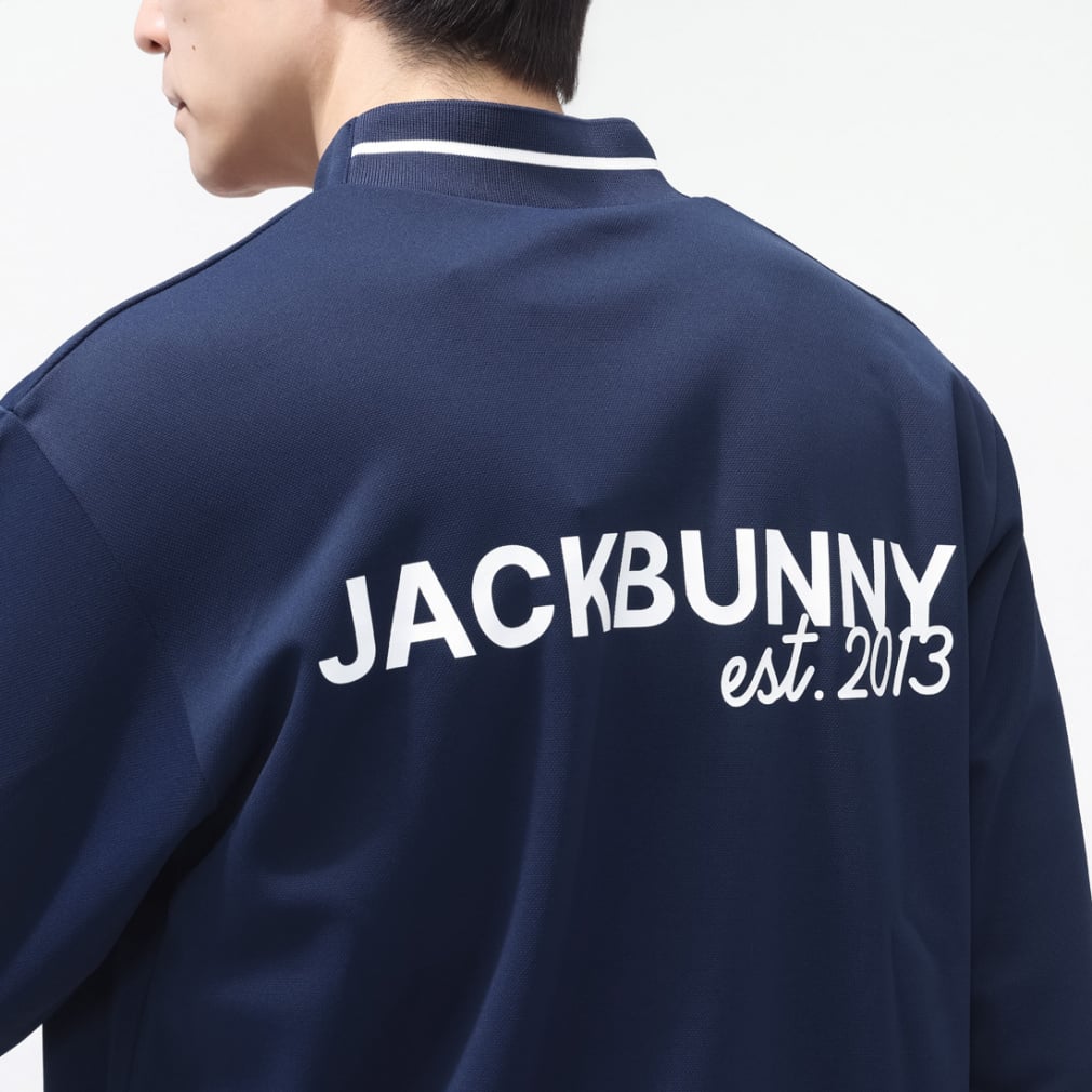 ジャック バニー ゴルフウェア 長袖シャツ 春 夏 Octa ダブルカノコ