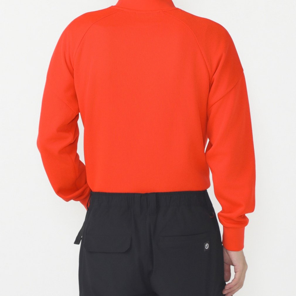 T.長袖ハイネックシャツ ダブルフェイス ハイネック 吸水速乾