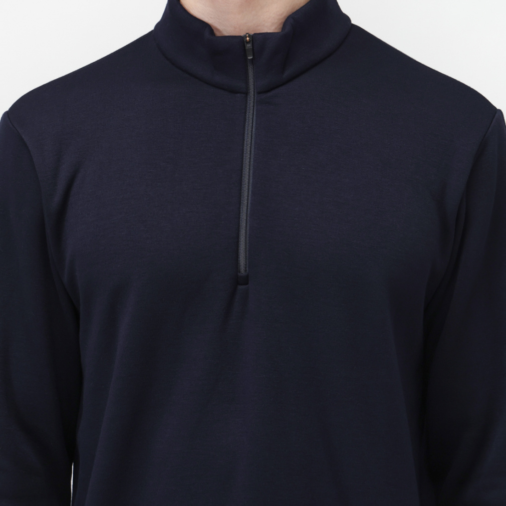 ＋5℃アイヒートハーフジップシャツ無地 TR-1L1525Z-HNV｜Alpen Online