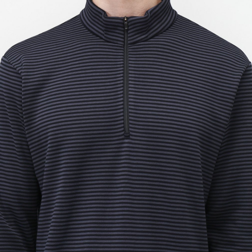 ＋5℃アイヒートハーフジップシャツ柄 TR-1L1535Z-HBK｜Alpen Online