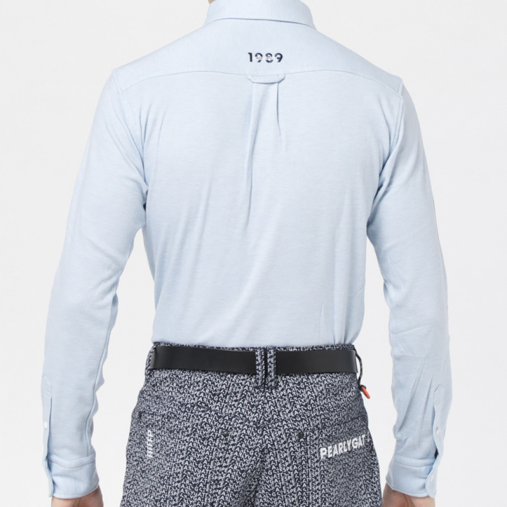 パーリーゲイツ ゴルフウェア 長袖シャツ 秋 冬 ストレッチカノコ