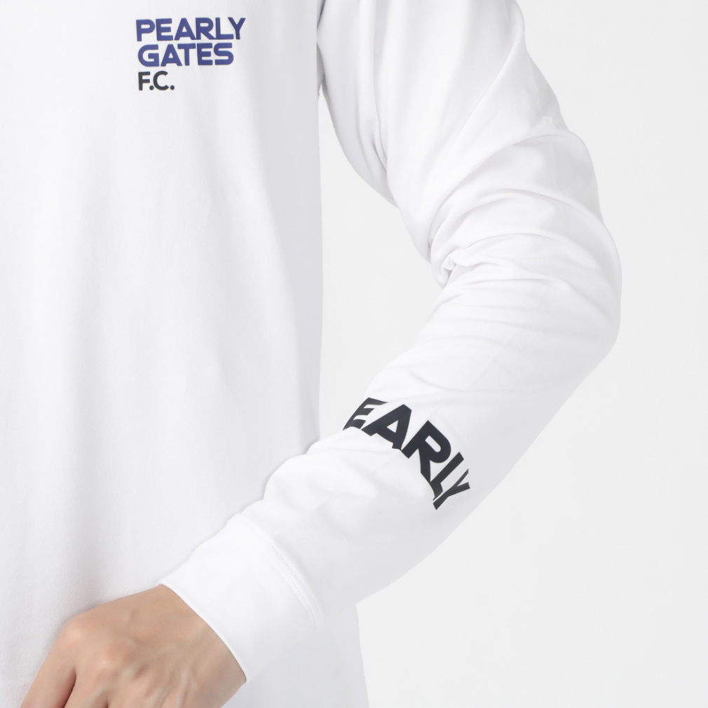 PEARY GATES ハイネック長袖インナーシャツ ホワイト C40/1 ベア天竺長袖ハイネックカットソー 0534266901｜Alpen Online
