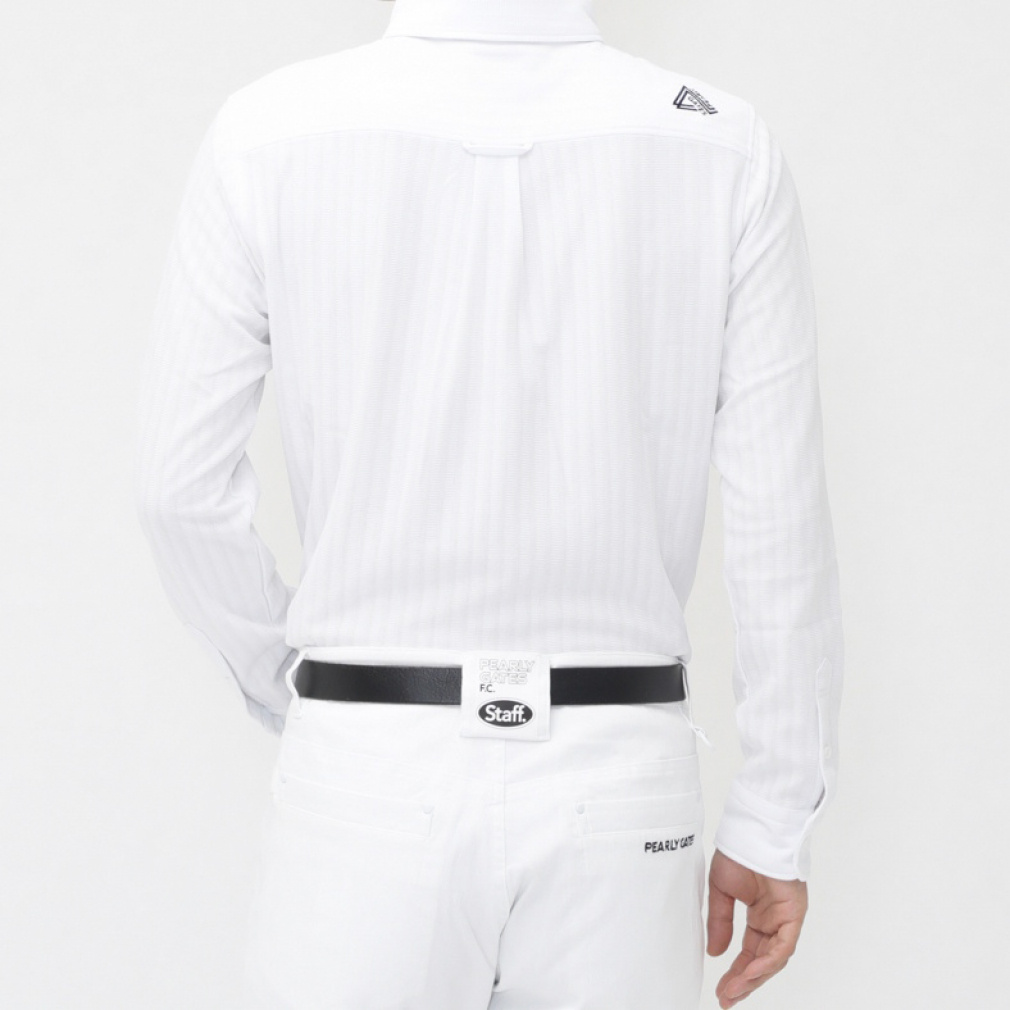 パーリーゲイツ　ボーダー　長袖　シャツ　7　　サイズ　3L　ゴルフウェア PEARLY GATES ゴルフシャツ（柄：ボーダー）｜メンズウエア｜ゴルフ