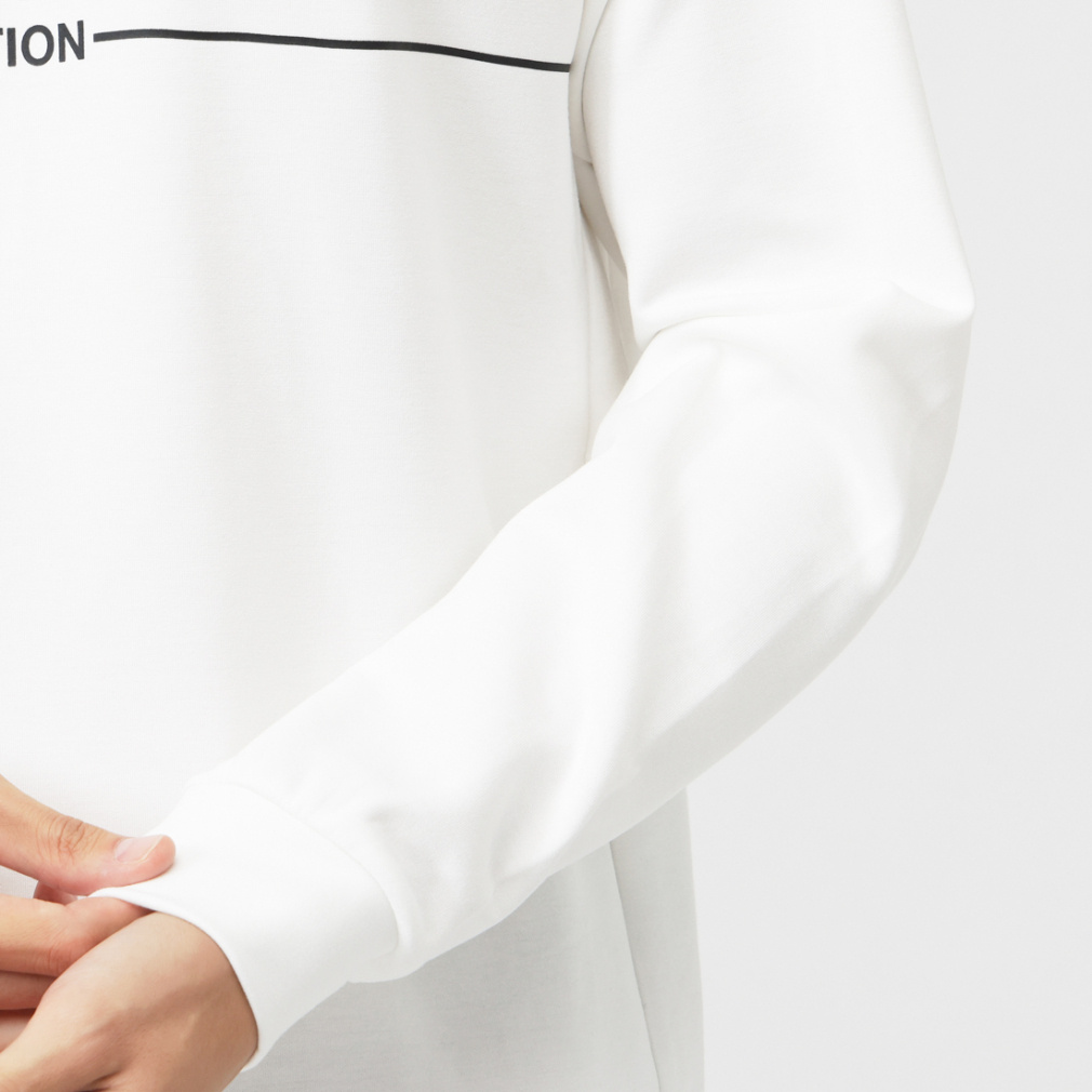 ⭐️アーカイブ⭐️ ラフシモンズ ハイネックカットソー ホワイト 46 マスターバニーエディション ゴルフウェア 長袖シャツ 秋 冬 T/R