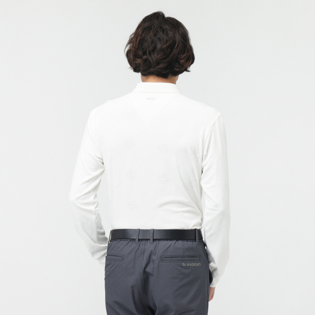 セントアンドリュース ゴルフウェア 長袖シャツ 秋 冬 ロゴケルト