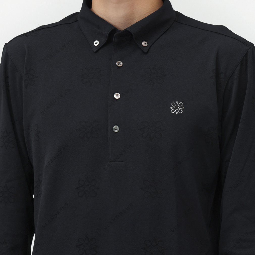 セントアンドリュース ゴルフウェア 長袖シャツ 秋 冬 ロゴケルト