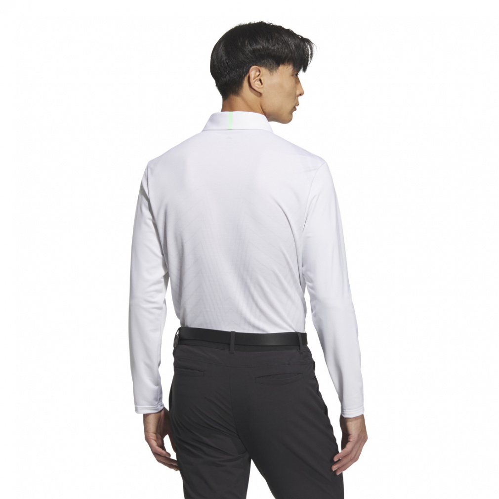 アディダス ゴルフウェア 長袖シャツ 秋 冬 アディゼロ ジャガード