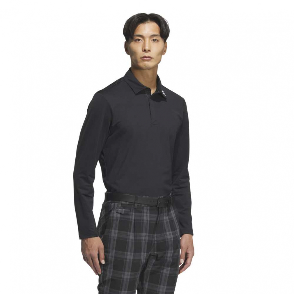 アディダス ゴルフウェア 長袖シャツ 秋 冬 アディゼロ ジャガード