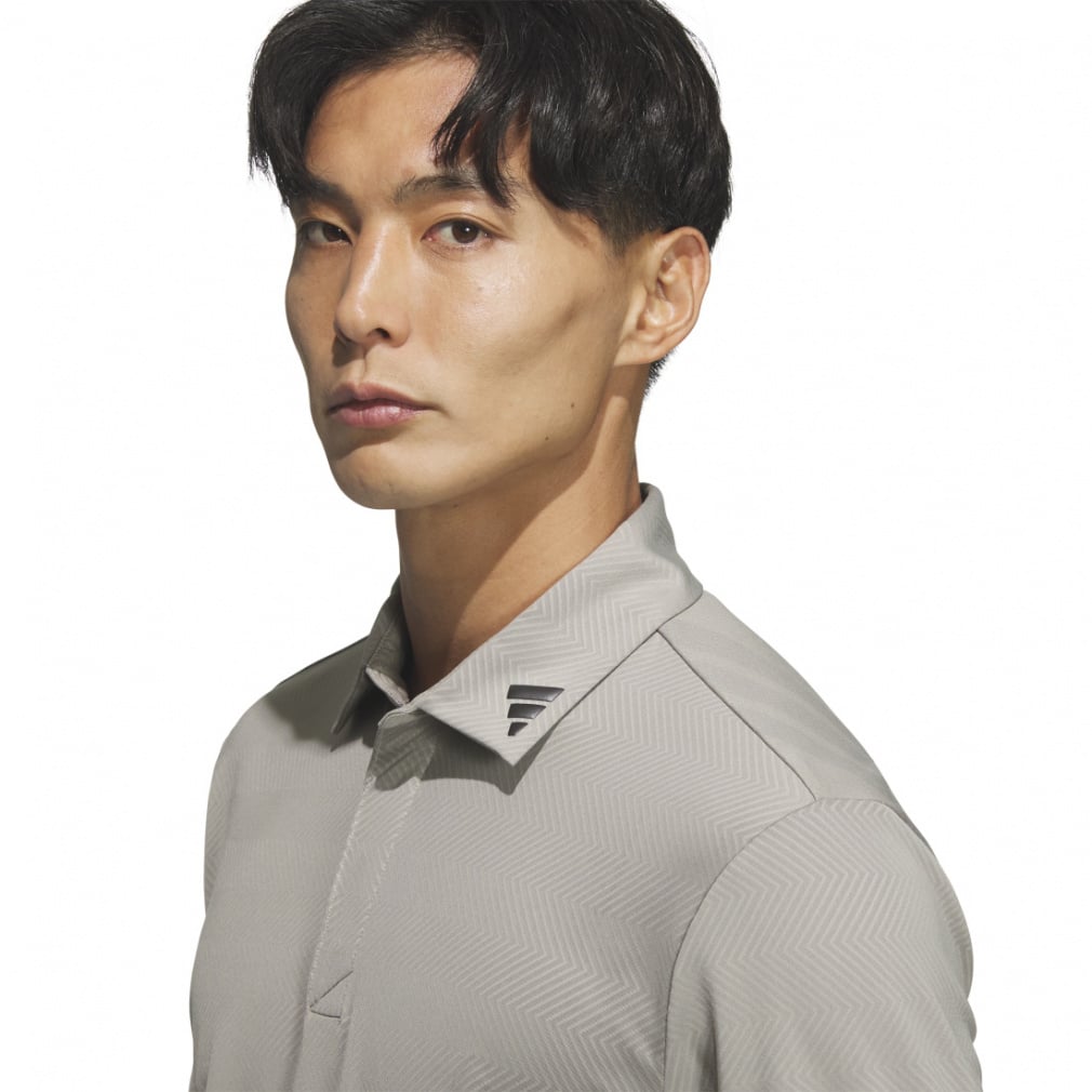 アディダス ゴルフウェア 長袖シャツ 秋 冬 アディゼロ ジャガード