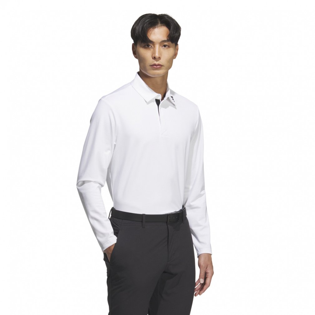 アディダス ゴルフウェア 長袖シャツ 秋 冬 アディゼロ ジャガード