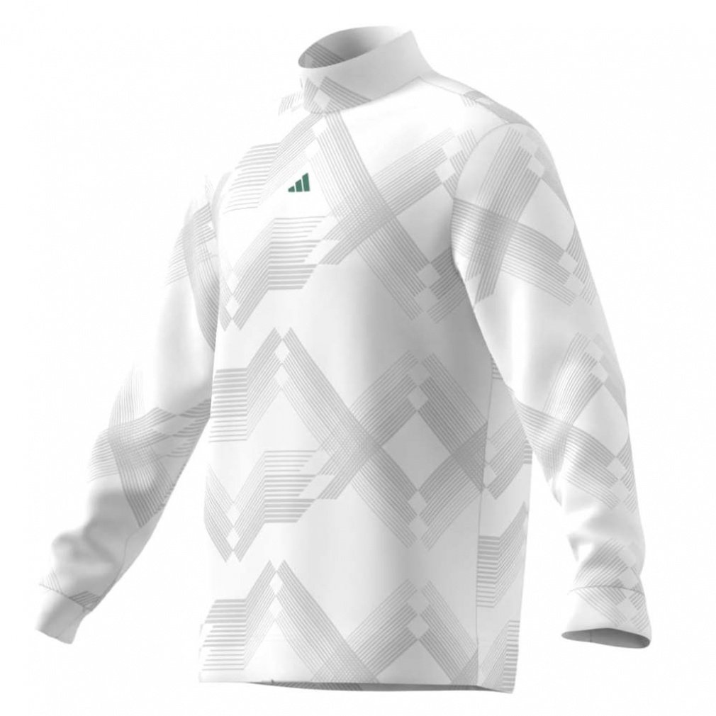 アディダス ゴルフウェア 長袖シャツ 秋 冬 コードカオス モックネック