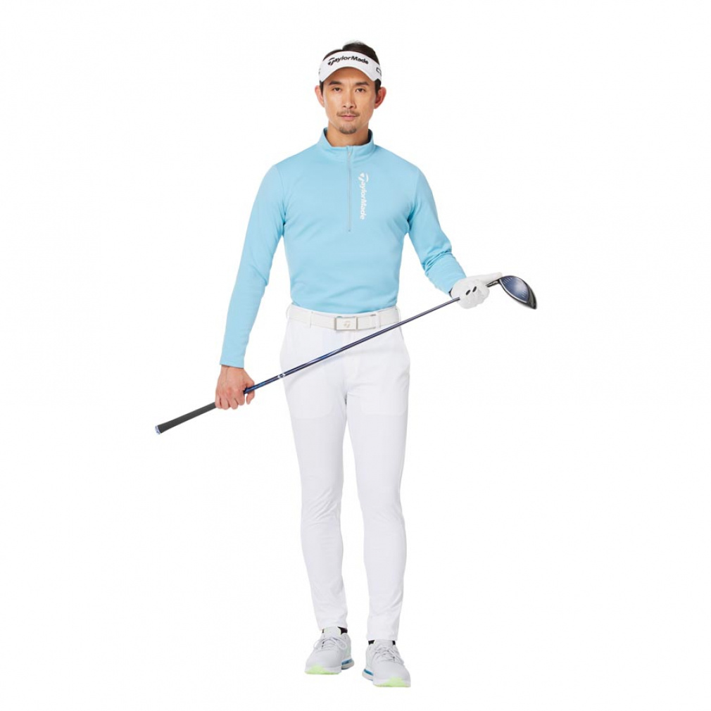 テーラーメイド ゴルフウェア 長袖シャツ グリッドハーフジップ (UN322