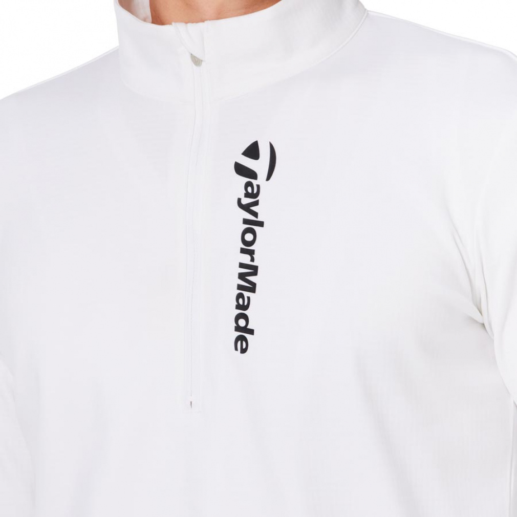 テーラーメイド ゴルフウェア 長袖シャツ グリッドハーフジップ (UN322