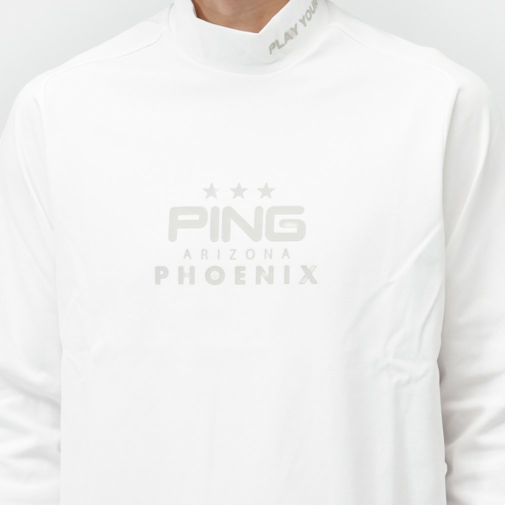 ピン ゴルフウェア 長袖シャツ 秋 冬 サーモソーラ―ハイネックシャツ