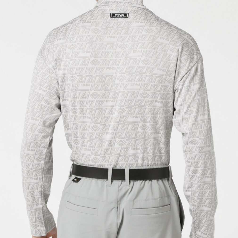 SLDO. ホワイト ハイネックシャツ　XXL 23FWAZnative柄ハイネックシャツ 6213269801｜Alpen Online