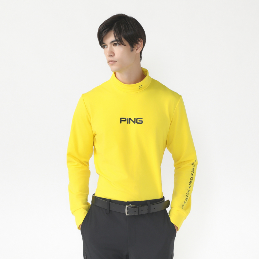 PING ピン ゴルフウェア 長袖シャツ 秋 冬 23FWエアーフレイク