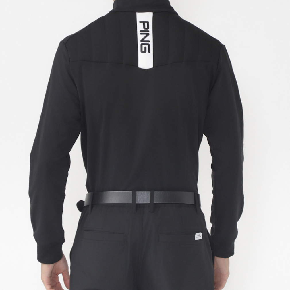 ピン ゴルフウェア 長袖シャツ 秋 冬 23FWエアーフレイクハイネック