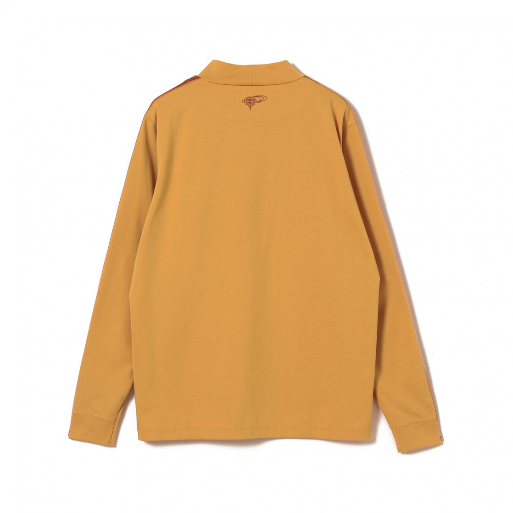 ビームスゴルフ ゴルフウェア 長袖シャツ 秋 冬 ラインロゴモック