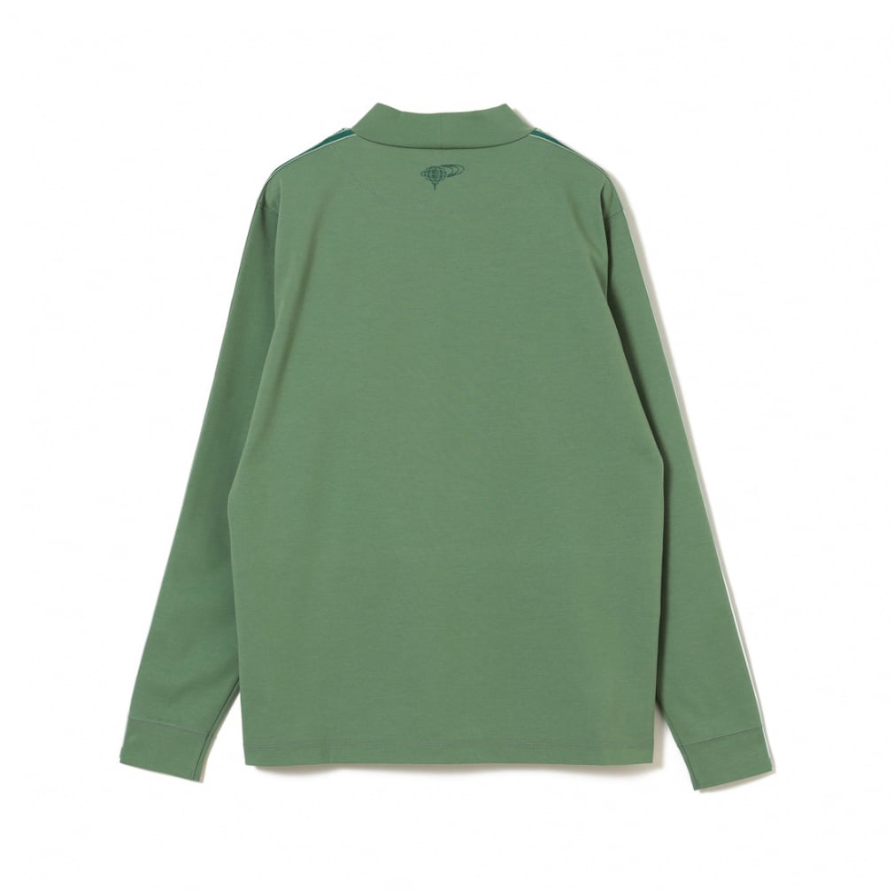 ビームスゴルフ ゴルフウェア 長袖シャツ 秋 冬 ラインロゴモック