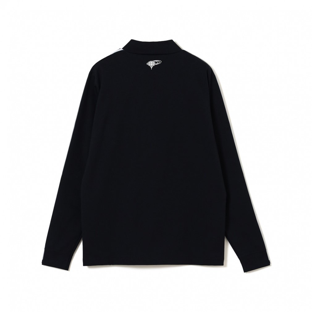 ビームスゴルフ ゴルフウェア 長袖シャツ 秋 冬 ラインロゴモック