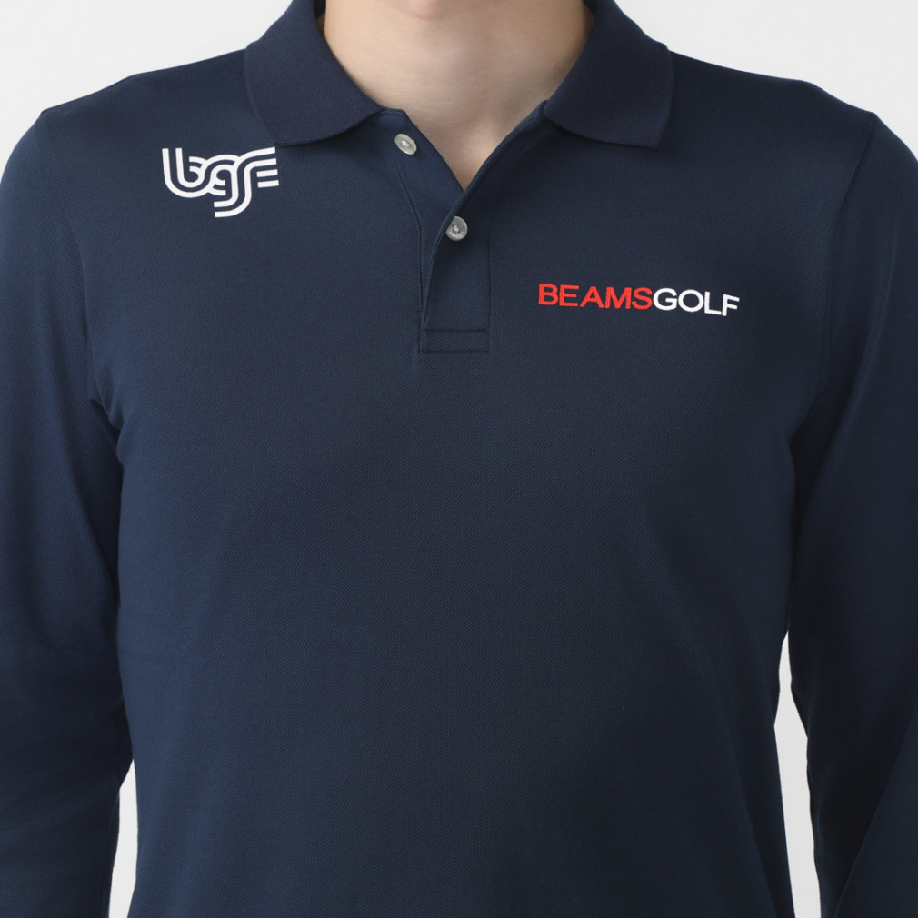 ビームスゴルフ ゴルフウェア 長袖シャツ 秋 冬 ORANGE LABEL US